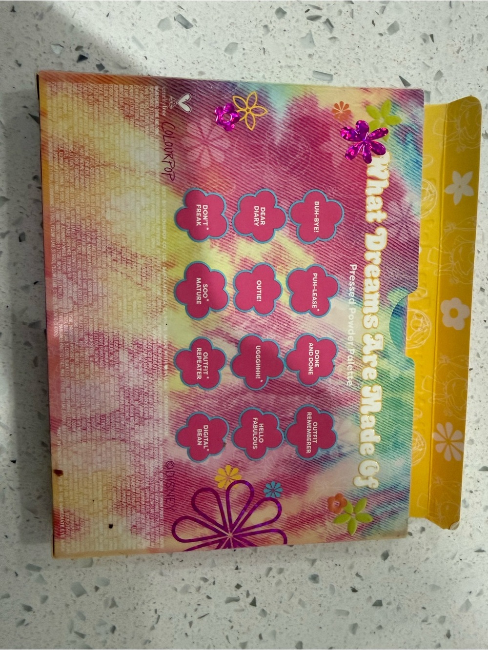ColourPop Lizzie McGuire Eyeshadow Palette - Pink, Yellow, Green, Purple - Picture 2 of 4